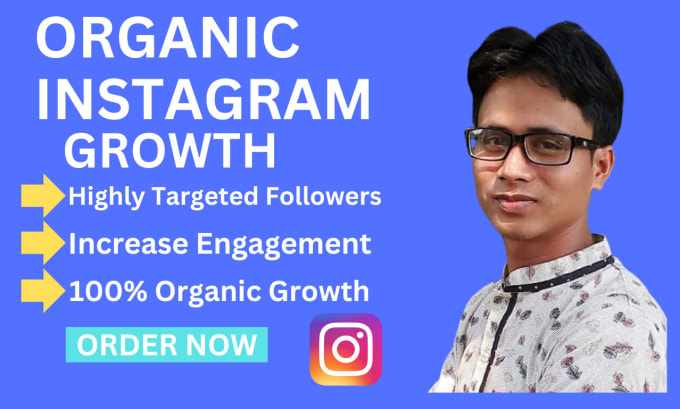 Gig Preview - Do instagram marketing or promotion for super fast organic instagram growth