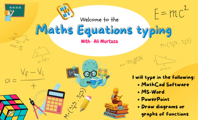 Gig Preview - Type fastest math equations in ms word within 24 hrs