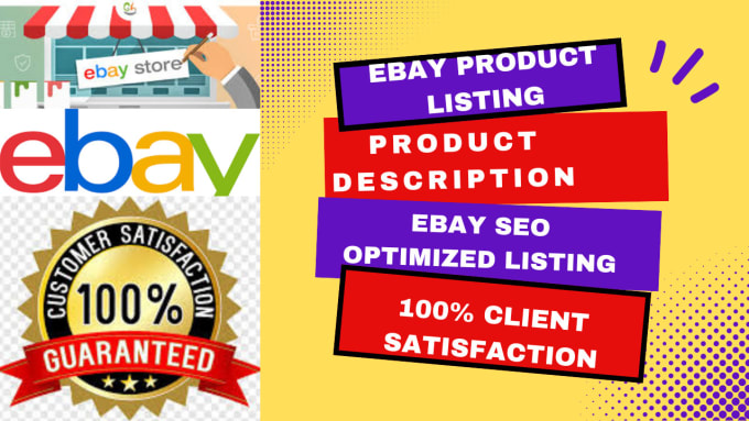 Gig Preview - Do ebay listing, ebay product listing, ebay SEO, ebay lister