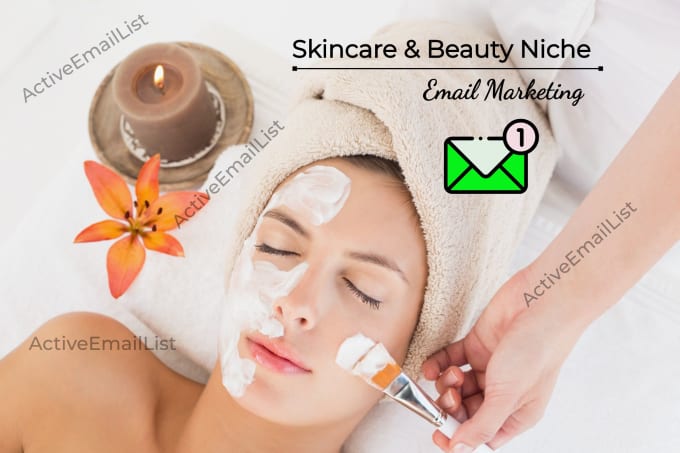 Gig Preview - Skincare and beauty niche targeted email list building