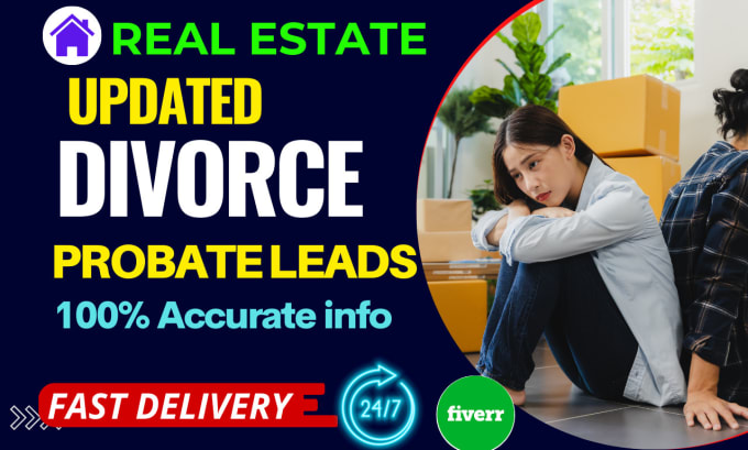 Gig Preview - Give,divorce,leads pre probate skip tracing motivated seller wholesale cold call