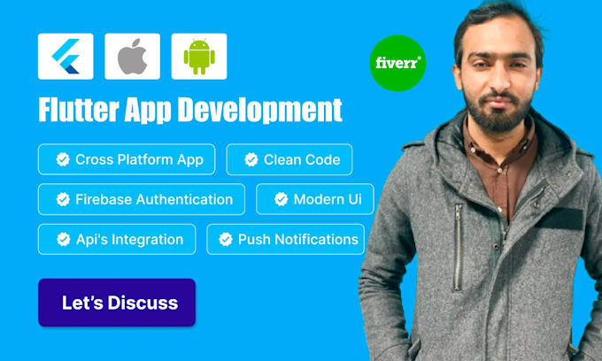 Gig Preview - Mobile app development ios, android, flutter developer