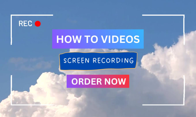 Gig Preview - Do screen recording video with voiceover full HD screen capture video