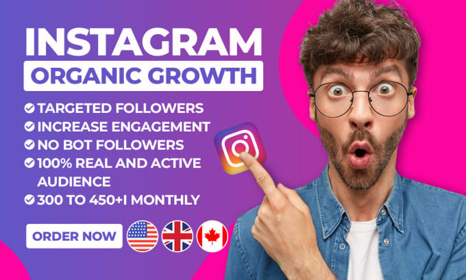 Gig Preview - Grow your instagram account organically for more organic followers