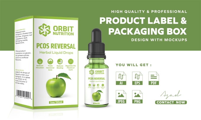 Gig Preview - Do product packaging box design with free mockup