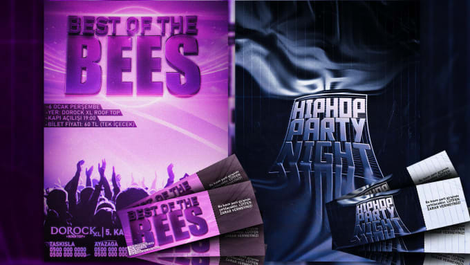 Gig Preview - Design attractive hip hop, rap, dj event poster and flyer