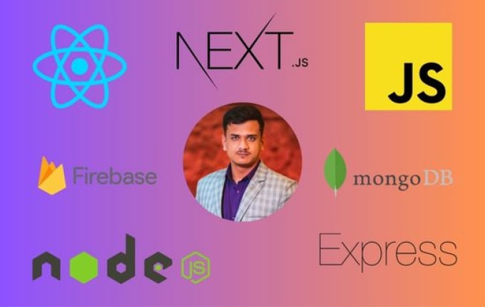 Gig Preview - Build your web app with react , nextjs , node , mongodb