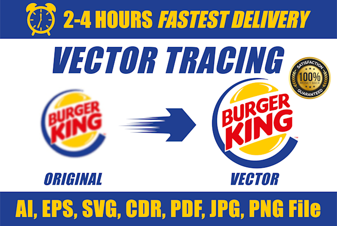 Gig Preview - Vector tracing, redraw, recreate, convert to vector logo