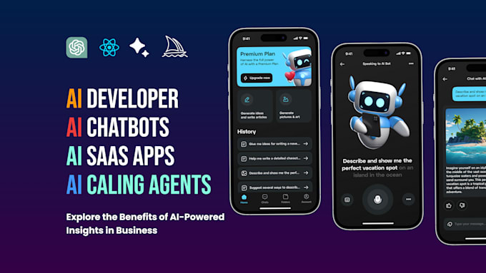 Bestseller - develop premium ai app, ai saas platforms, ai chatbots, ai calling agents