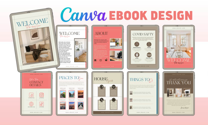 Gig Preview - Design elegant canva ebook and lead magnet or workbook