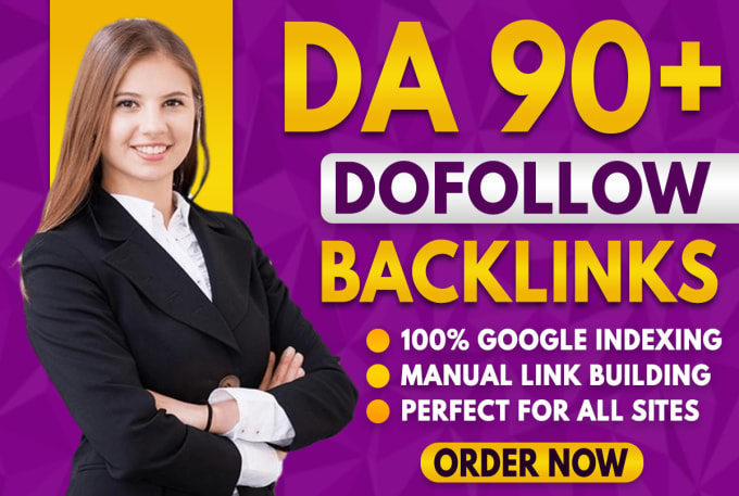 Gig Preview - Do high authority da 90 dofollow manual backlinks white hat SEO link building