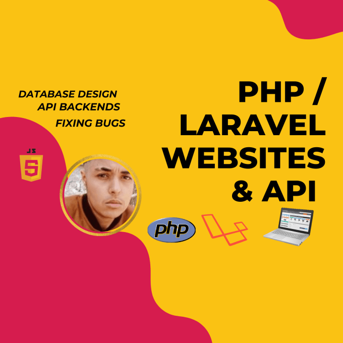 Gig Preview - Develop PHP laravel websites or build API backend and fix errors