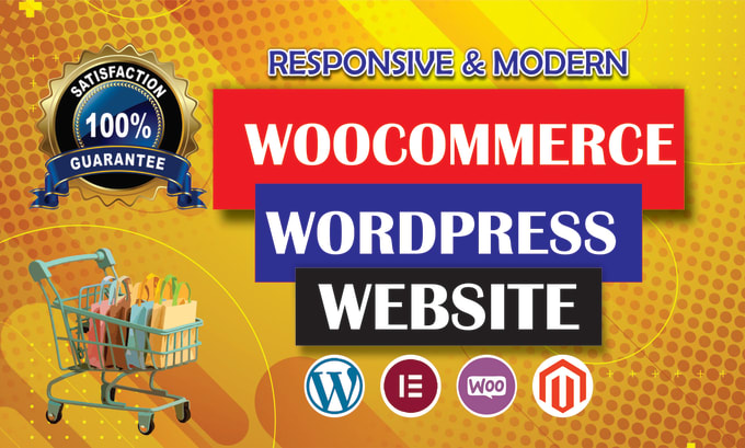 Gig Preview - Develop and design woocommerce store wordpress website