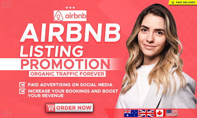 Gig Preview - Do airbnb promotion in social media to get more booking