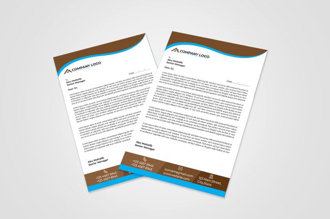 Gig Preview - Design letterhead, cover pages, envelopes, and stationery