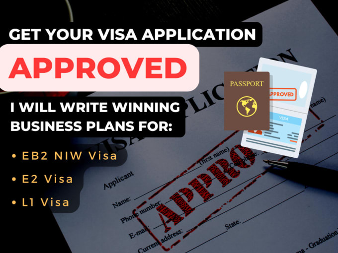 Gig Preview - Do visa business plan for USA e2, eb2, and l1 visa