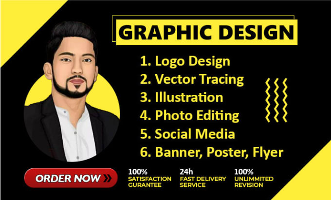 Bestseller - do any graphic design, website images, photoshop editing, vector illustration