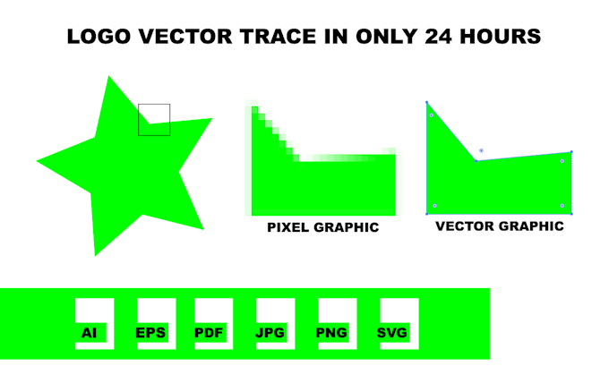 Gig Preview - Vectorize your pixel logo