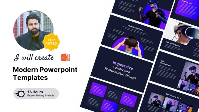 Gig Preview - Create modern powerpoint presentation template