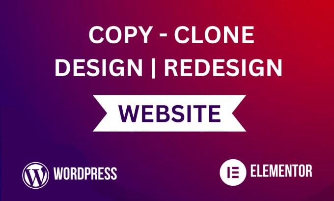 Gig Preview - Design, redesign or clone wordpress website or landing page by elementor