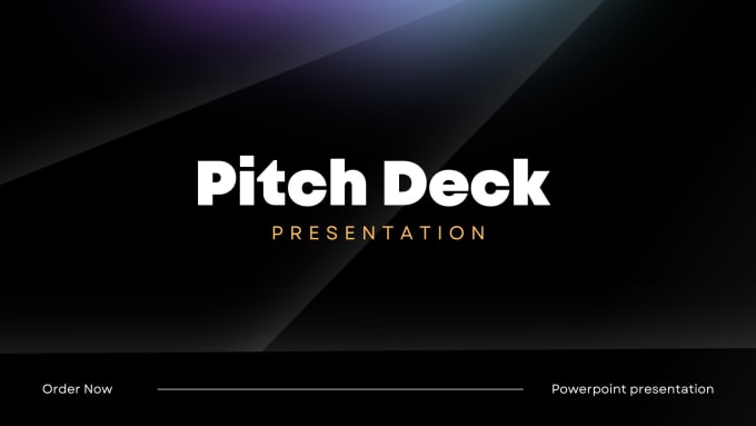 Gig Preview - Make modern investor pitch deck and powerpoint slides