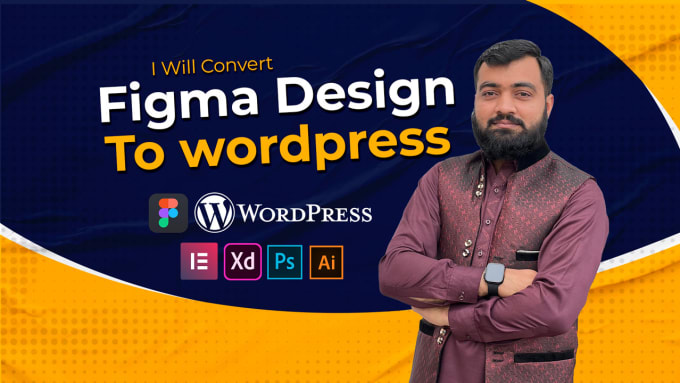 Gig Preview - Convert figma design to wordpress responsive website