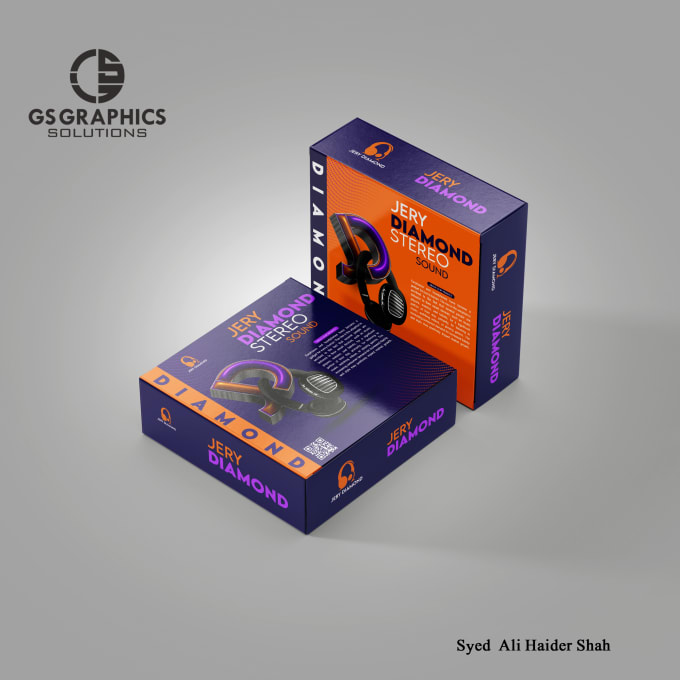 Gig Preview - Do beautiful product earphones and earbuds  packaging design