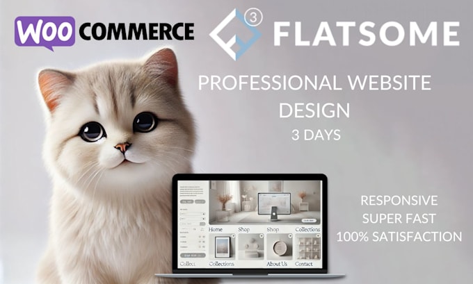 Gig Preview - Build clean ecommerce website with flatsome wordpress theme