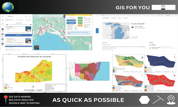 Gig Preview - Perform gis data mining, big data analysis, and google maps scraping