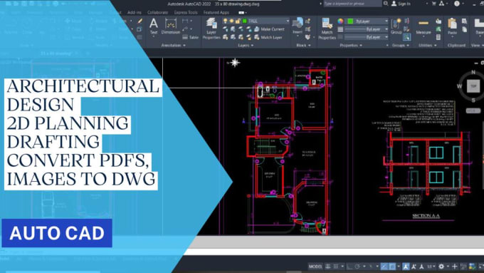 Family Housing With Rural Half -Close DWG Section for AutoCAD • Designs CAD