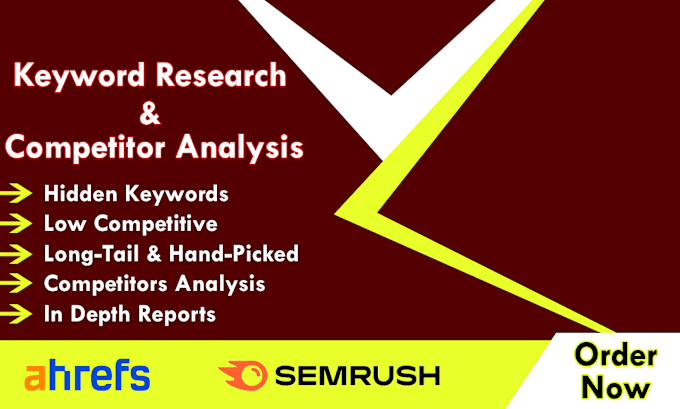 Gig Preview - Do advance SEO keywords research and competitor analysis