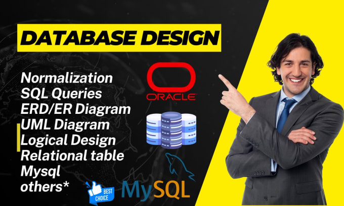 Gig Preview - Design and develop relational and non relational databases