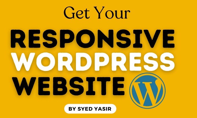 Gig Preview - Build responsive professional wordpress business website design