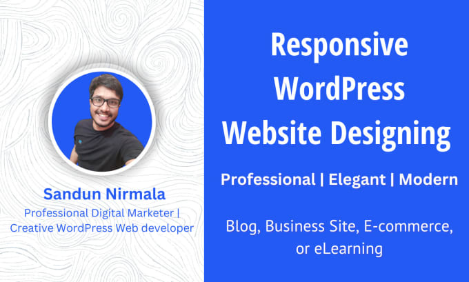 Gig Preview - Build a responsive business wordpress website design