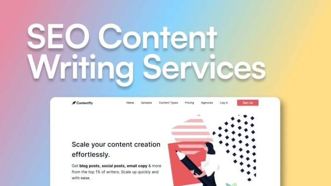 Gig Preview - Write optimized SEO content and articles in french