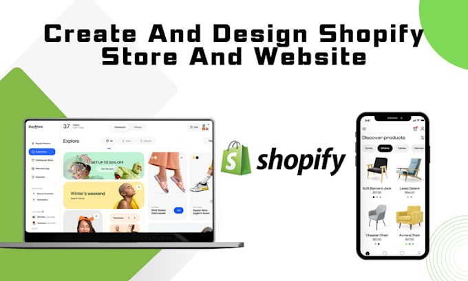 Gig Preview - Create shopify dropshipping store  , redesign and design shopify website