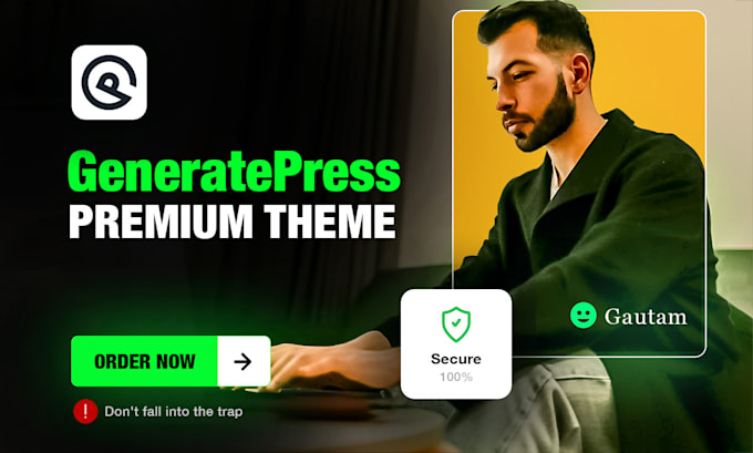 Gig Preview - Install generatepress premium theme, redesign website with guenberg