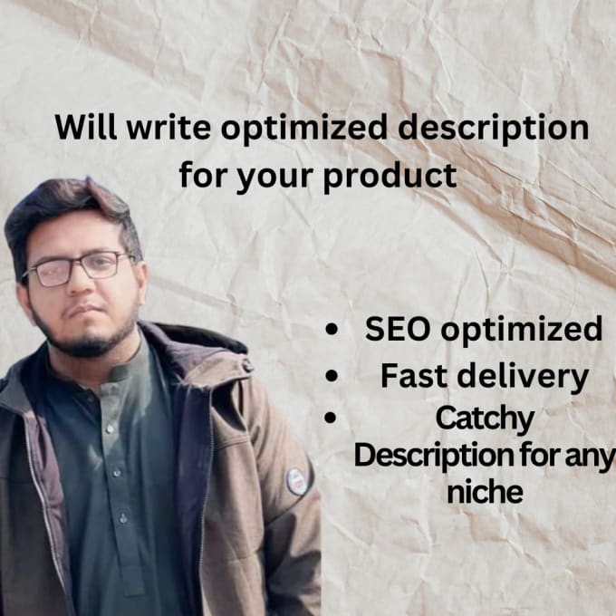 Gig Preview - Write amazon product description with seo that sells