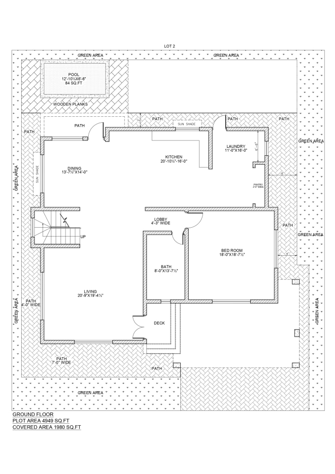 Gig Preview - Draw your architectural floor plan in autocad