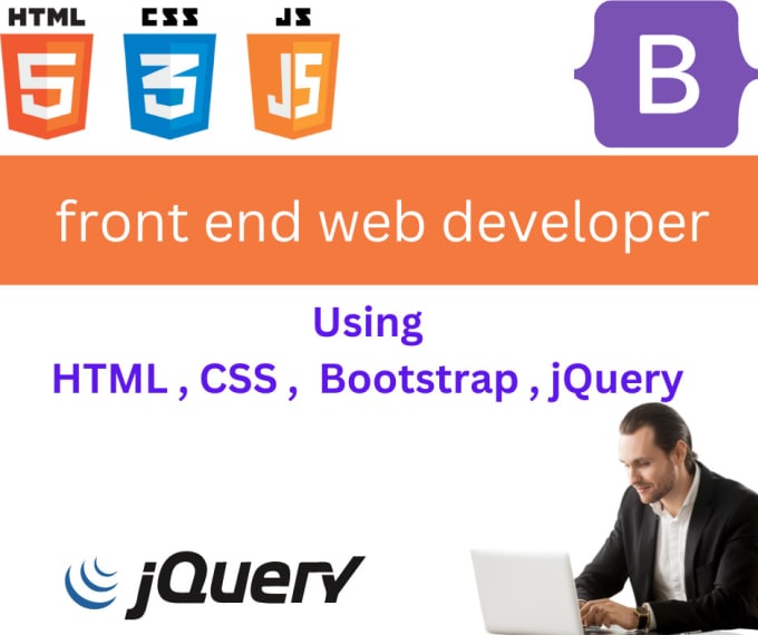 Gig Preview - Be your front end developer using HTML CSS javascript