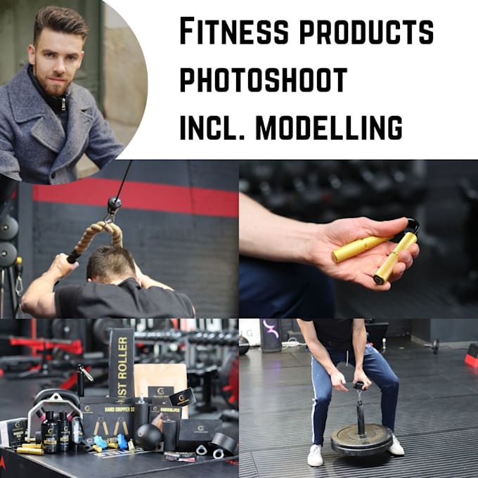 Gig Preview - Do a photoshoot of your fitness products or clothing