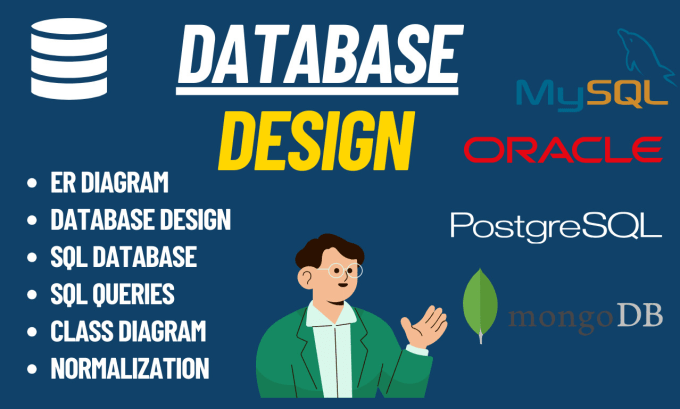 Gig Preview - Design database using mysql, oracle and ms access