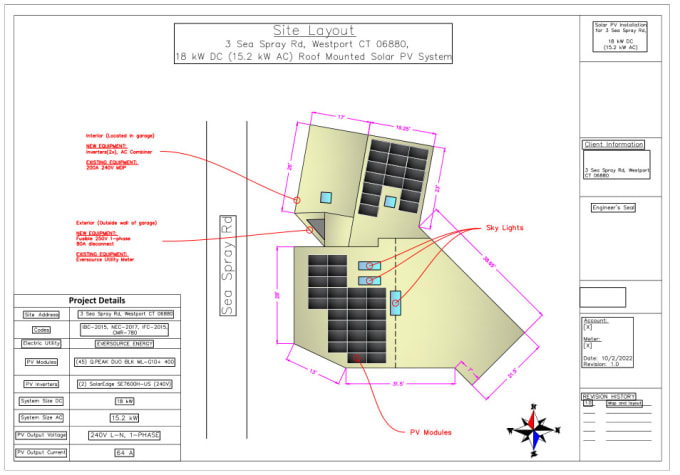 Gig Preview - Create site layout, sld, stringing plan for solar plans