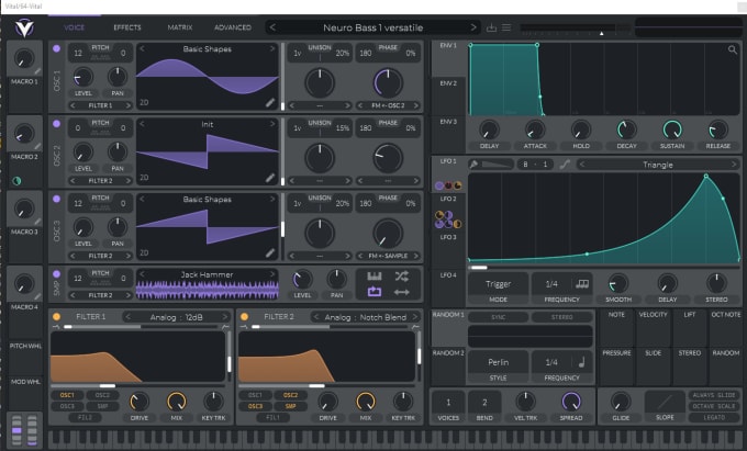 Gig Preview - Create serum, vital or phaseplant presets