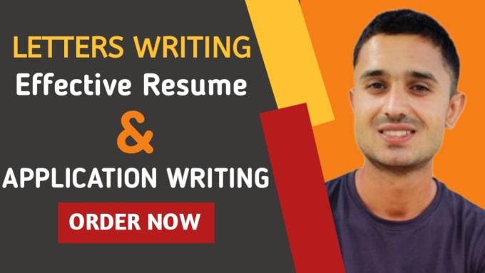 Gig Preview - Write effective resume  ,letters  and applications of all categories