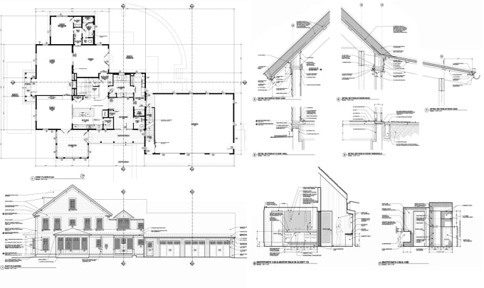 Gig Preview - Do 2d, sections, elevations, architectural drawings and autocad services