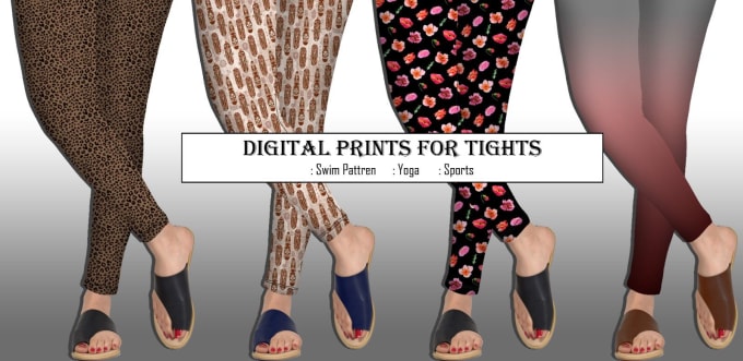 Gig Preview - Design custom leggings and shorts digital patterns for you