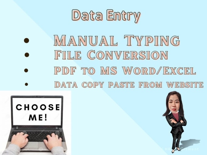 Bestseller - convert PDF to word, PDF to excel, copy paste and data entry