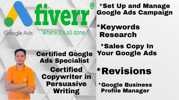 Gig Preview - Google ads with copywriting services for you