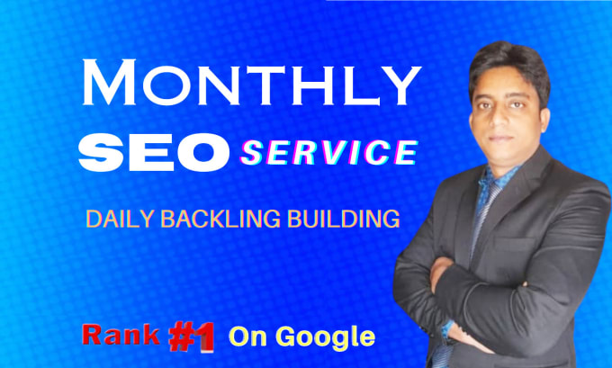 Gig Preview - Provide monthly SEO service with high da backlinks